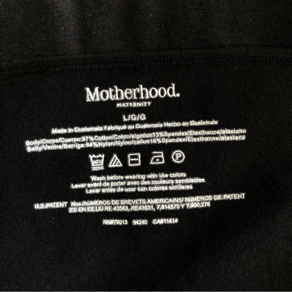 Motherhood Maternity essential stretch secret fit belly maternity crop leggings - Picture 7 of 10